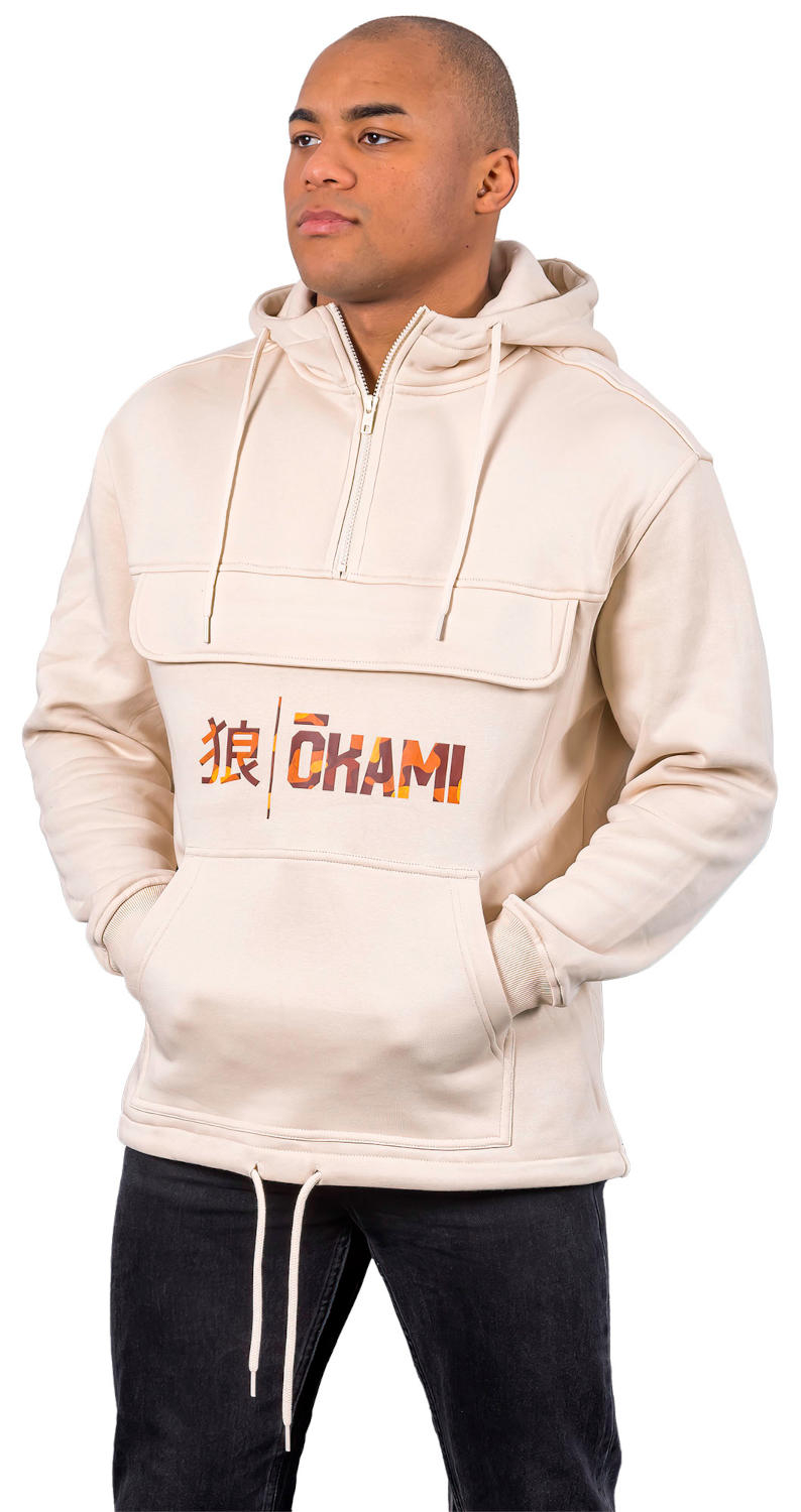 OKAMI Urban Sweat Pull Over Hoody Sand